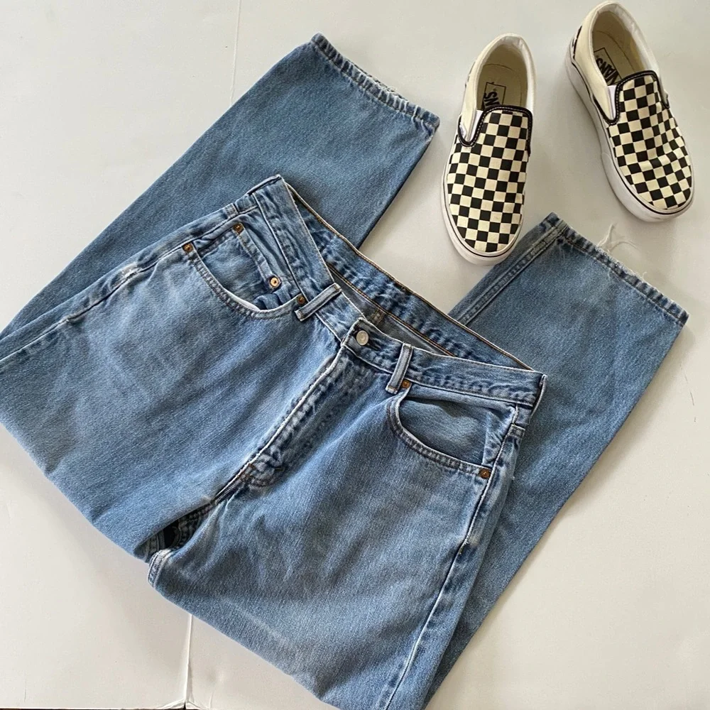 LEVI’S 550 Mens Dad Jeans Size 34x30 Medium light wash